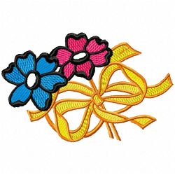 Flowers Embroidery Design 4